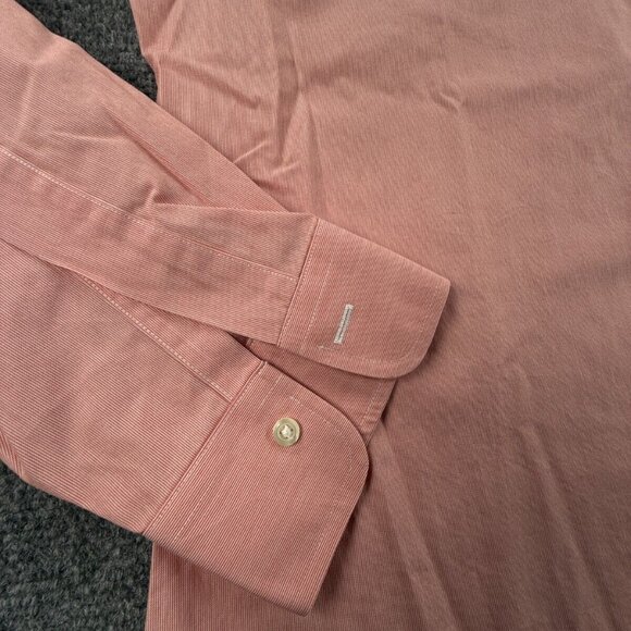 Brooks Brothers Cotton Striped Spread Pink Regent Stretch Non-Iron 16.5 36 Shirt - Picture 10 of 15
